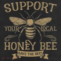 Save The Bees Local Honey Bee Support Trucker Hat