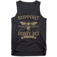 Save The Bees Local Honey Bee Support Tank Top