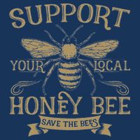 Save The Bees Local Honey Bee Support Infant Baby Jersey Bodysuit