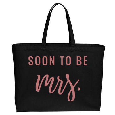 Soon To Be Mrs Bachelorette Party Apparel Cotton Canvas Jumbo Tote