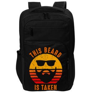 Sorry This Beard is Taken Funny Valentines Day Gifts for Him Impact Tech Backpack