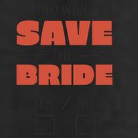 Save The Bride Funny Bachelorette Gift Golf Towel