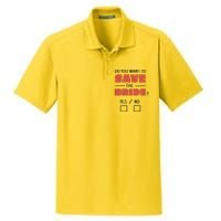 Save The Bride Funny Bachelorette Gift Dry Zone Grid Polo