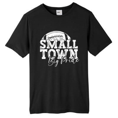 Small Town Big Pride Football Tall Fusion ChromaSoft Performance T-Shirt