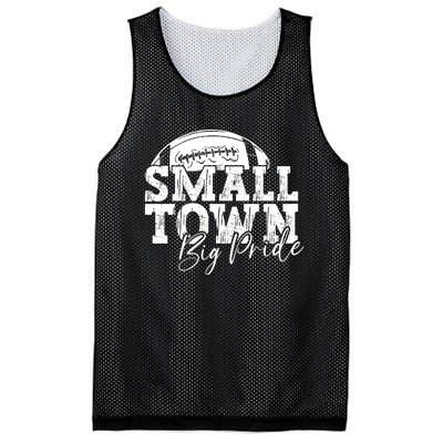 Small Town Big Pride Football Mesh Reversible Basketball Jersey Tank