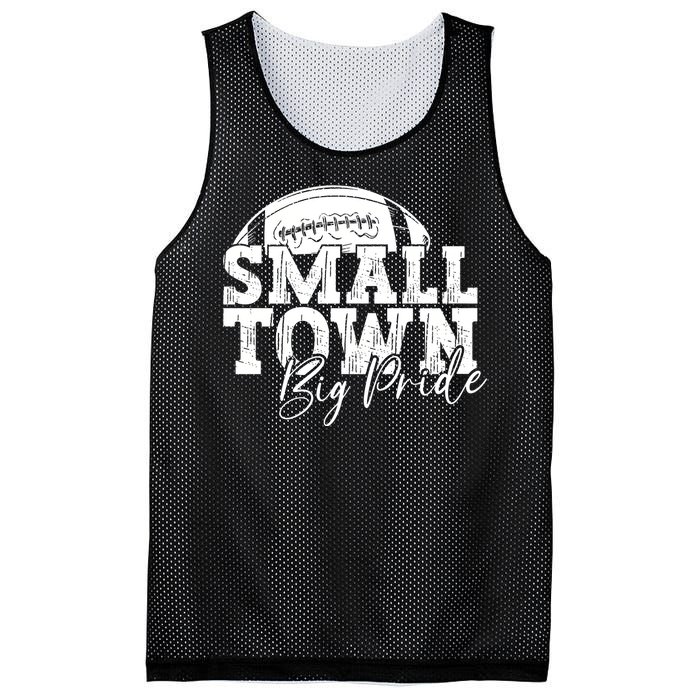 Small Town Big Pride Football Mesh Reversible Basketball Jersey Tank