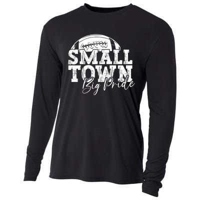 Small Town Big Pride Football Cooling Performance Long Sleeve Crew