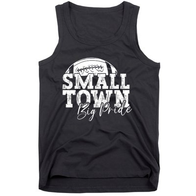 Small Town Big Pride Football Tank Top