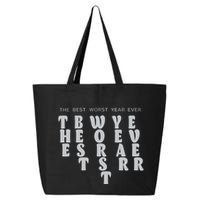 Store The Best Worst Year Ever Bubble Letter 25L Jumbo Tote