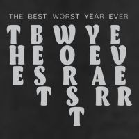 Store The Best Worst Year Ever Bubble Letter Golf Towel