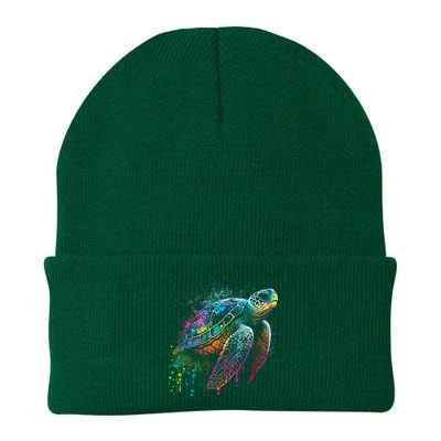 Sea Turtle Beach Lover Ocean Animal Novelty Knit Cap Winter Beanie