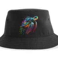 Sea Turtle Beach Lover Ocean Animal Novelty Sustainable Bucket Hat