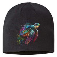 Sea Turtle Beach Lover Ocean Animal Novelty Sustainable Beanie