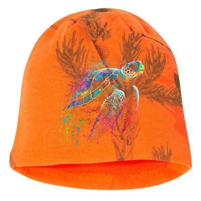 Sea Turtle Beach Lover Ocean Animal Novelty Kati - Camo Knit Beanie