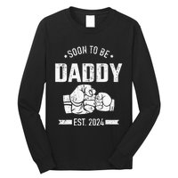 Soon To Be Daddy Est. 2024 For Dad Pregnancy Announcement Long Sleeve Shirt