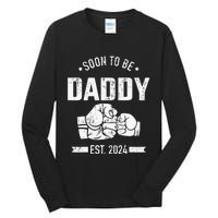 Soon To Be Daddy Est. 2024 For Dad Pregnancy Announcement Tall Long Sleeve T-Shirt