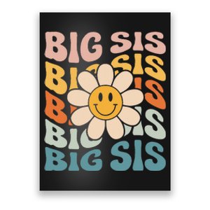 Soon To Be New Big Sister Retro Proud Big Sis Poster