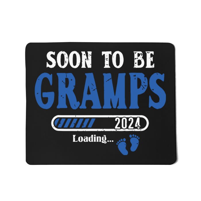 Soon To Be Gramps Est2024 New Dad Pregnancy Mousepad