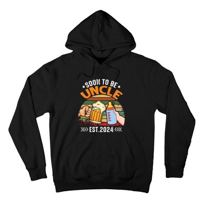 Soon To Be Uncle Again 2024 Funny Pregnancy Announcement Dad Hoodie