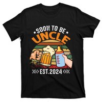 Soon To Be Uncle Again 2024 Funny Pregnancy Announcement Dad T-Shirt