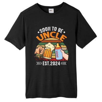 Soon To Be Uncle Again 2024 Funny Pregnancy Announcement Dad Tall Fusion ChromaSoft Performance T-Shirt