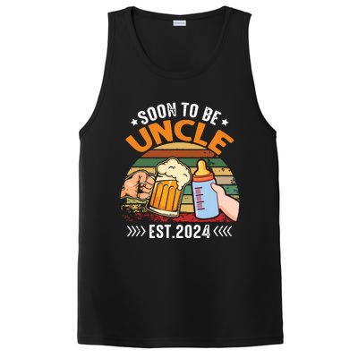 Soon To Be Uncle Again 2024 Funny Pregnancy Announcement Dad PosiCharge Competitor Tank