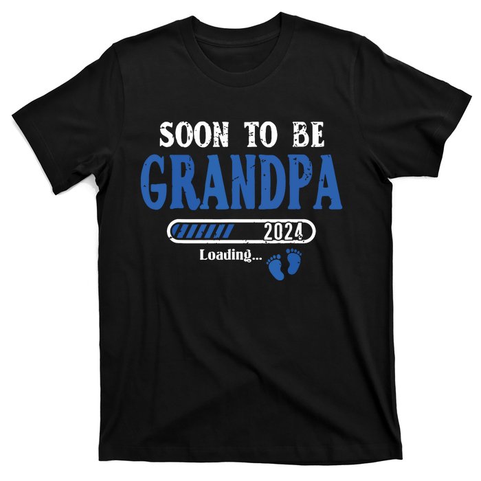 Soon To Be Grandpa Est2024 New Grandpa Pregnancy T-Shirt