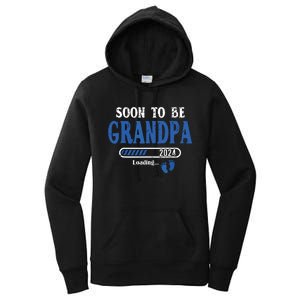 Soon To Be Grandpa Est2024 New Grandpa Pregnancy Women's Pullover Hoodie