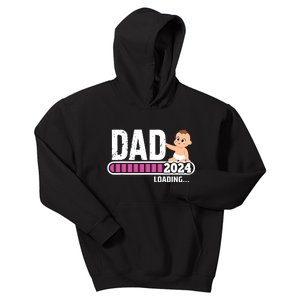 Soon To Be Dad 2024 Dad Est 2024 First Time Daddy 2024 Kids Hoodie