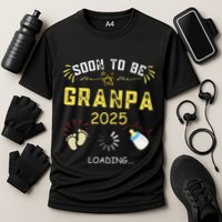 Soon To Be Grandpa 2025 Loading Promoted To Grandpa 2025 Performance Shirt