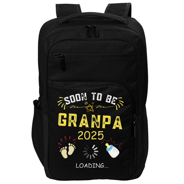 Soon To Be Grandpa 2025 Loading Promoted To Grandpa 2025 Impact Tech Backpack