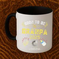 Soon To Be Grandpa 2025 Loading Promoted To Grandpa 2025 Mug