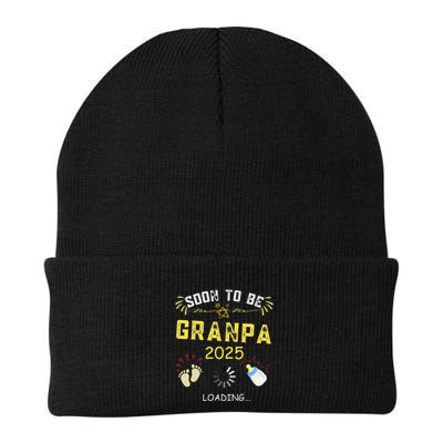 Soon To Be Grandpa 2025 Loading Promoted To Grandpa 2025 Beanie
