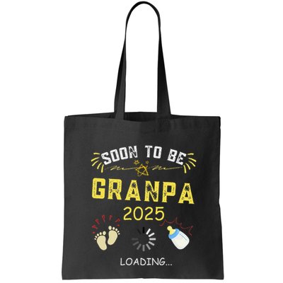 Soon To Be Grandpa 2025 Loading Promoted To Grandpa 2025 Bag