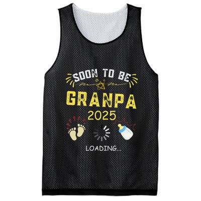 Soon To Be Grandpa 2025 Loading Promoted To Grandpa 2025 Mesh Reversible Basketball Jersey Tank