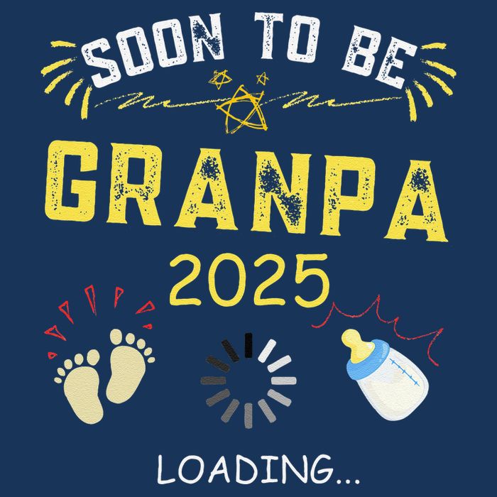 Soon To Be Grandpa 2025 Loading Promoted To Grandpa 2025 Infant Baby Jersey Bodysuit