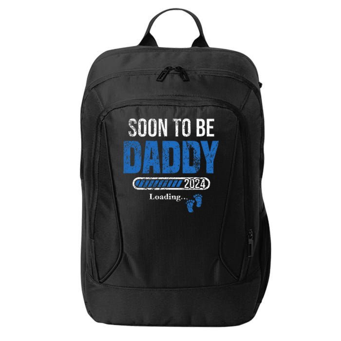 Soon To Be Daddy 2024 Fathers Day City Backpack