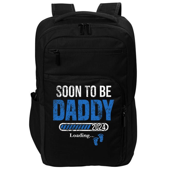 Soon To Be Daddy 2024 Fathers Day Impact Tech Backpack