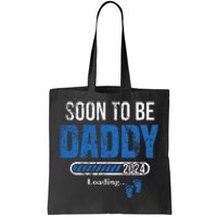 Soon To Be Daddy 2024 Fathers Day Tote Bag