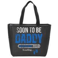 Soon To Be Daddy 2024 Fathers Day Zip Tote Bag