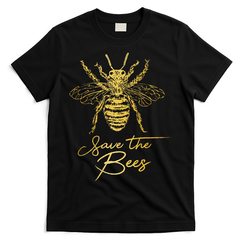 Save The Bees Beekeeper Beekeeping Vintage Bee T-Shirt