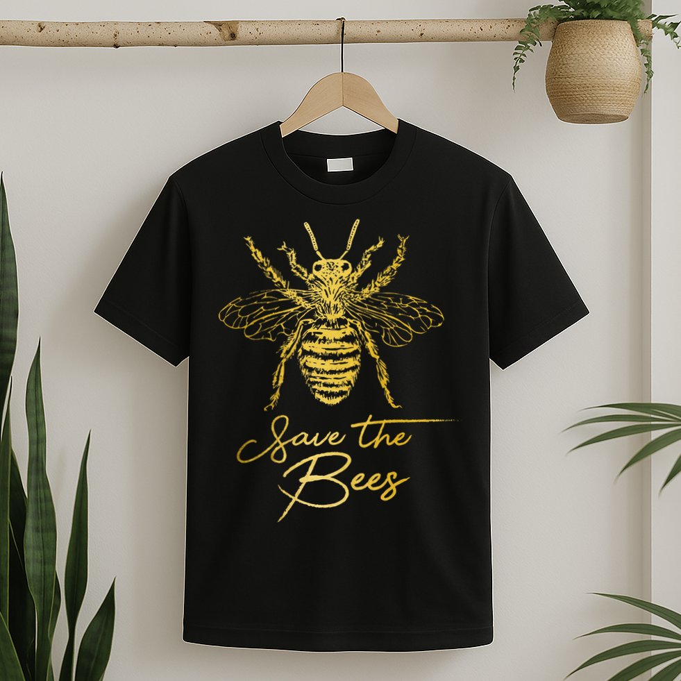Save The Bees Beekeeper Beekeeping Vintage Bee T-Shirt