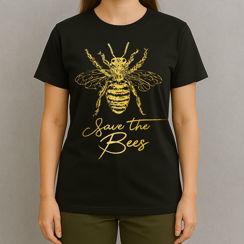 Save The Bees Beekeeper Beekeeping Vintage Bee T-Shirt