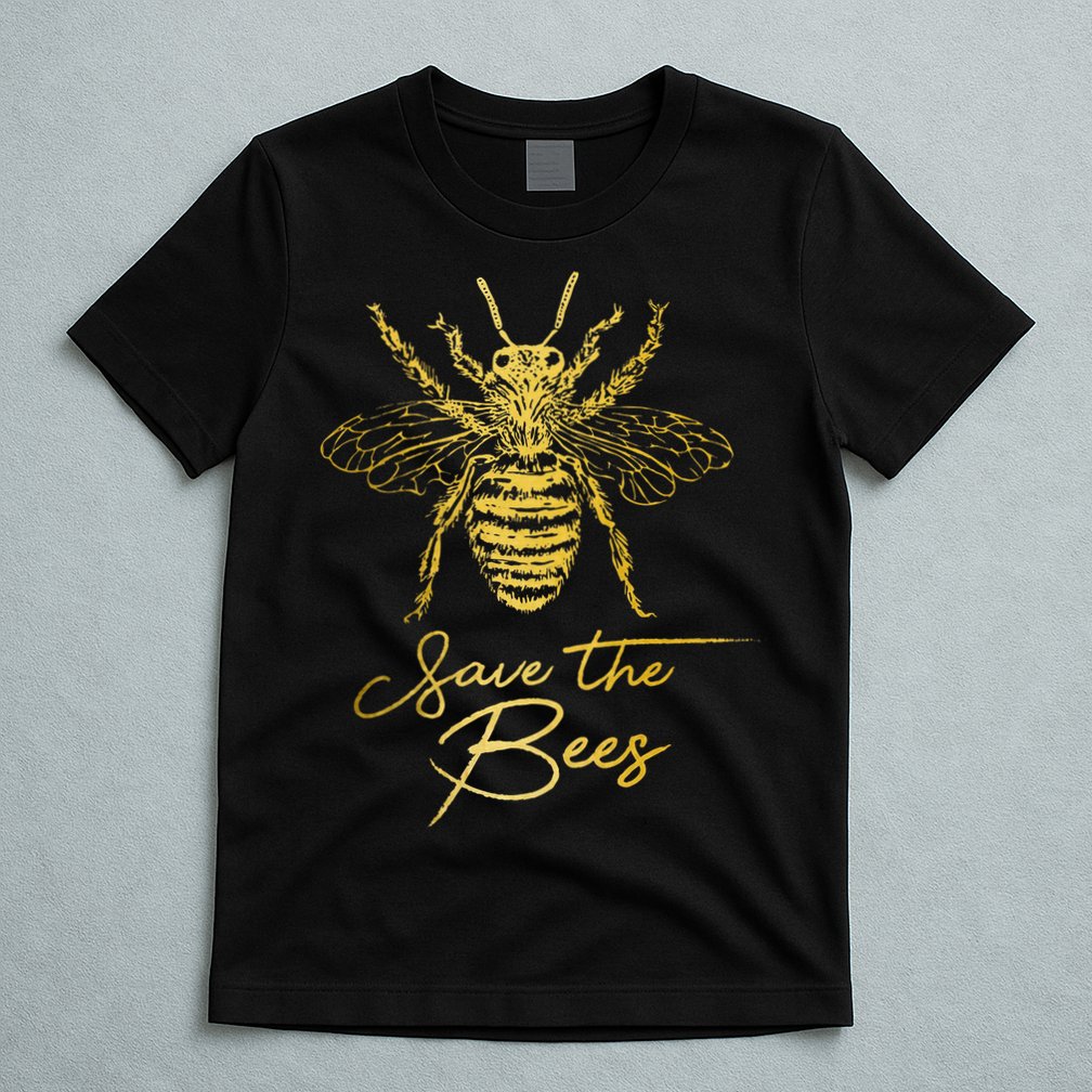 Save The Bees Beekeeper Beekeeping Vintage Bee T-Shirt