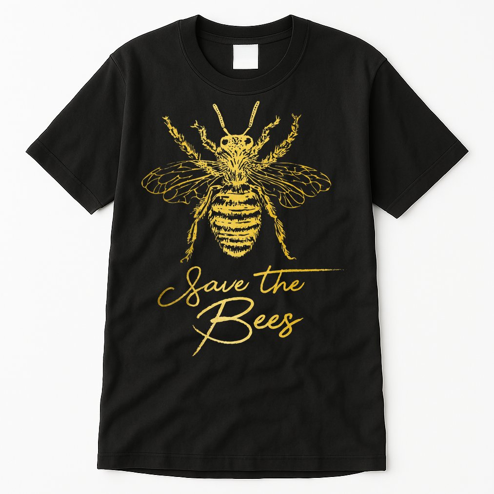 Save The Bees Beekeeper Beekeeping Vintage Bee Tall T-Shirt