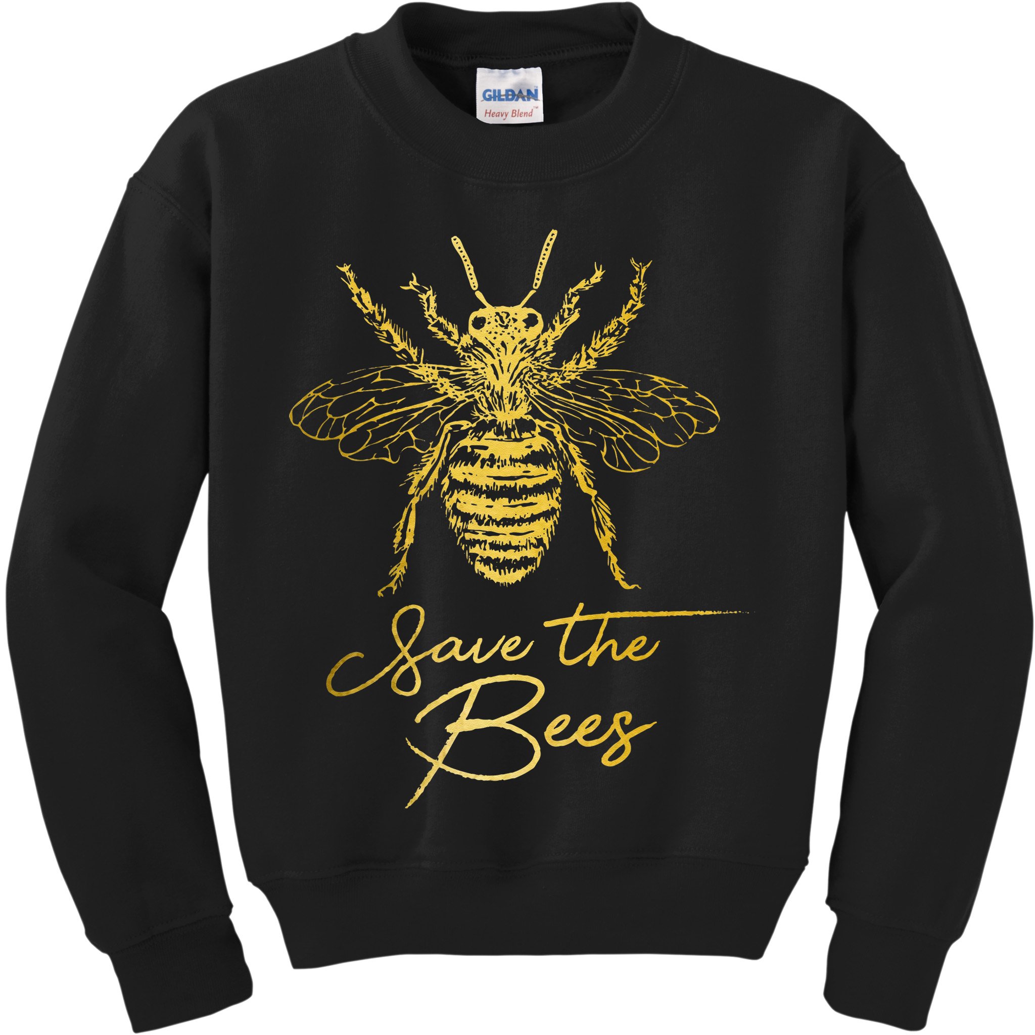 Save The Bees Beekeeper Beekeeping Vintage Bee Kids Sweatshirt
