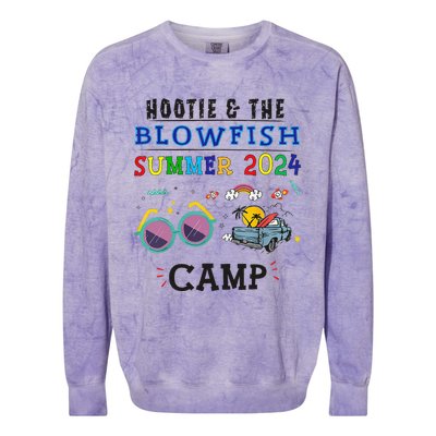 Small & The Blowfish Summer 2024 Camping With Trucks Vintage Colorblast Crewneck Sweatshirt