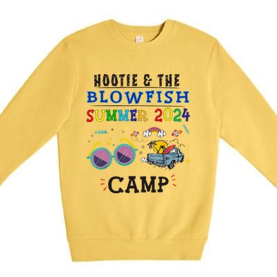 Small & The Blowfish Summer 2024 Camping With Trucks Vintage Premium Crewneck Sweatshirt