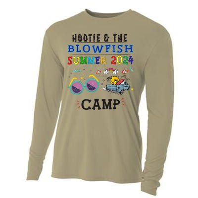 Small & The Blowfish Summer 2024 Camping With Trucks Vintage Cooling Performance Long Sleeve Crew