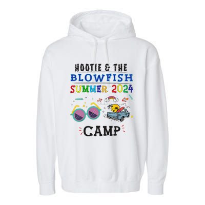 Small & The Blowfish Summer 2024 Camping With Trucks Vintage Garment-Dyed Fleece Hoodie